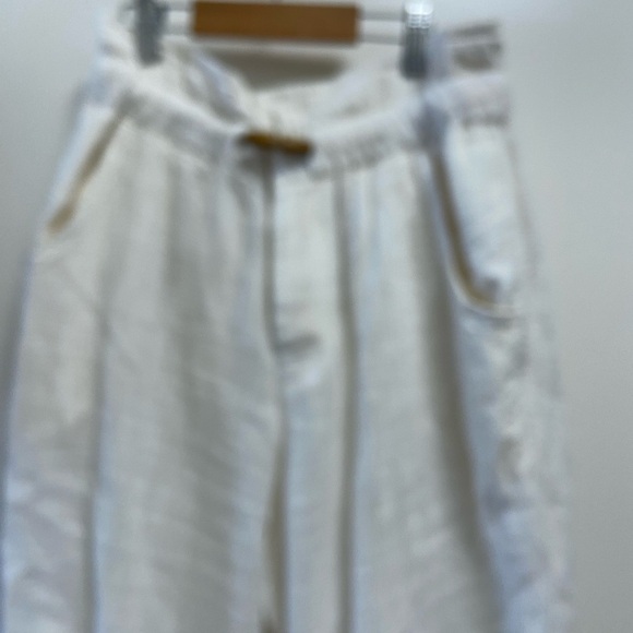 Free people white linen pants extra small women’s - Picture 11 of 13
